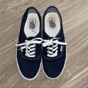 Vans Men's Navy Canvas Sneakers